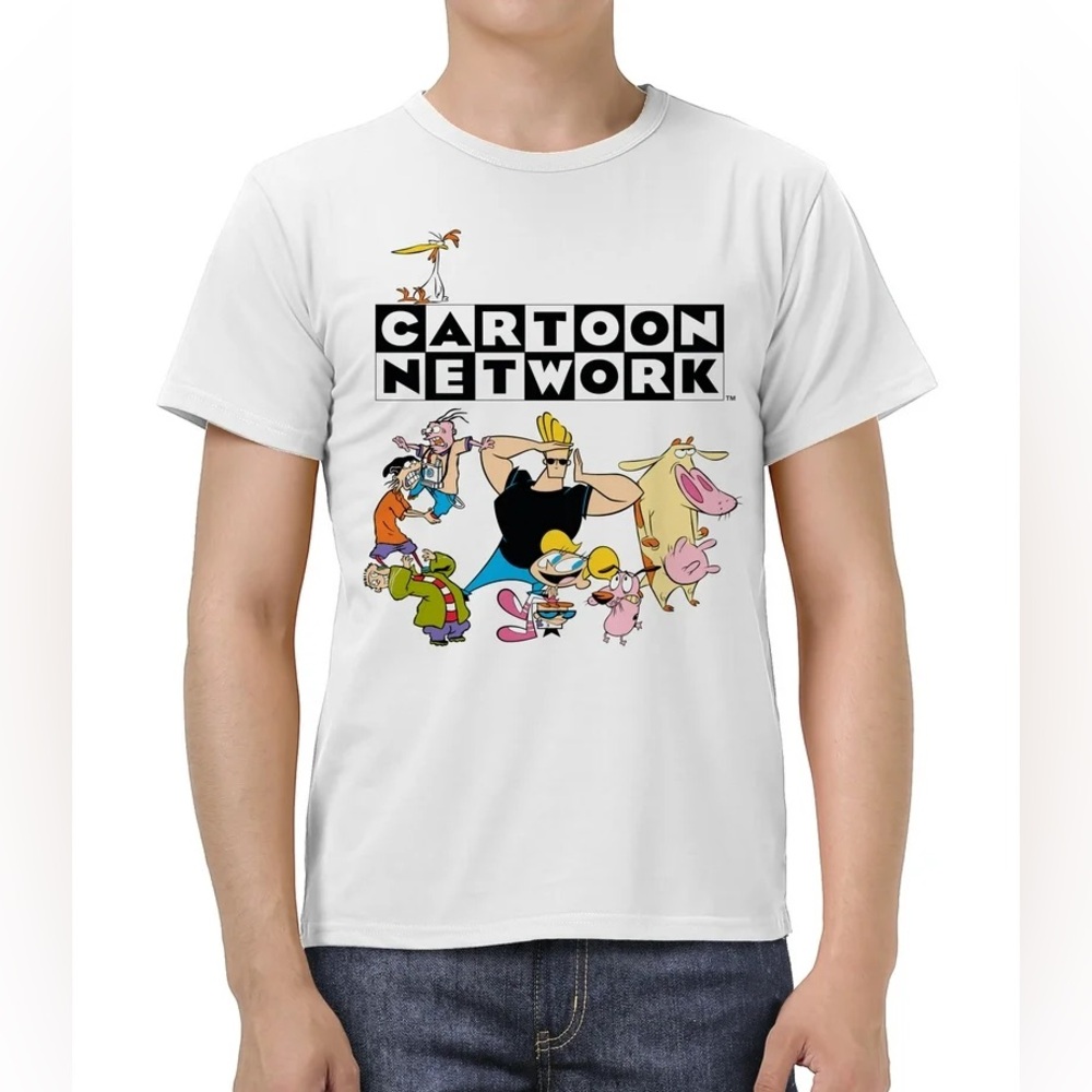 NWT Cartoon Network Men's Multi Character Graphic Tee Shirt Sz XL